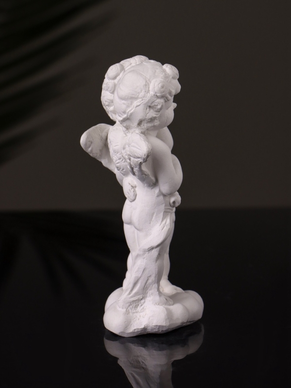 Статуэтка "Ангелы шепчутся" 9х6,5х3,5 см, натуральный