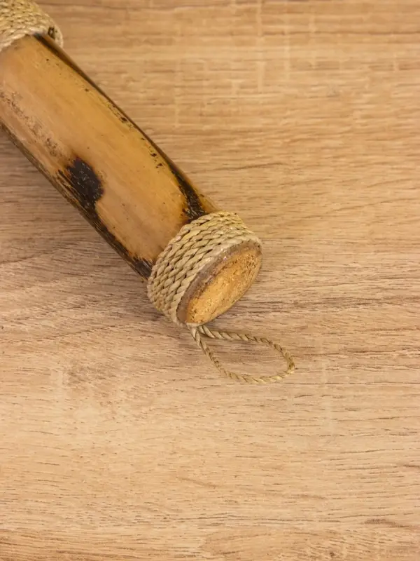 Сувенирный музыкальный инструмент "Тек тек" бамбук, махагон, 25х8х10 см