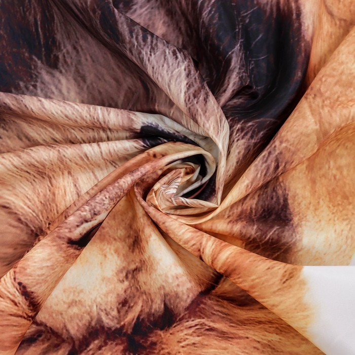 Штора для ванны Доляна &laquo;Лев&raquo; с люверсами, 180&times;180 см