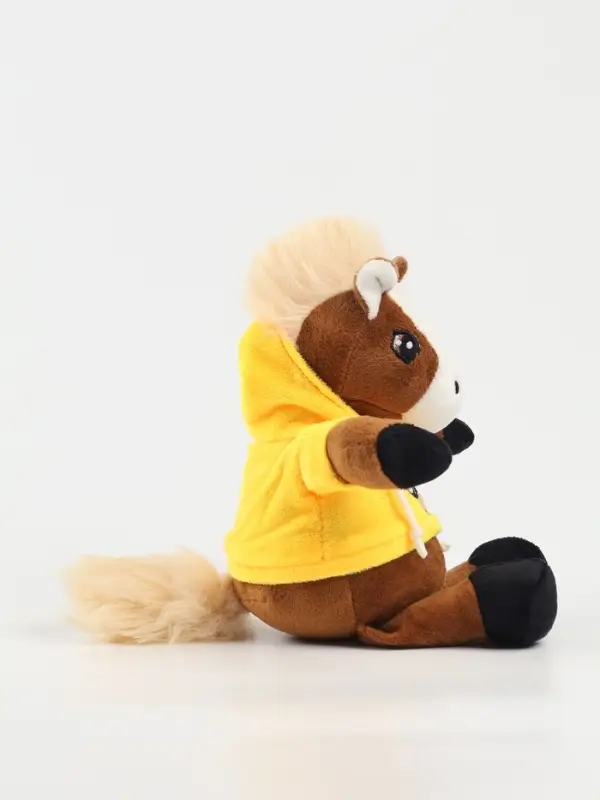 Мягкая игрушка "Лошадь в худи", 18 см