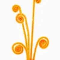 Синельная проволока, набор 100 шт, оранжевый, 30 см