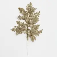 Ветка декоративная новогодняя &laquo;Изумление&raquo;, в золотом цвете, 0,3 &times; 12 &times; 28 см