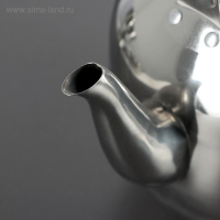 Чайник заварочный из нержавеющей стали &laquo;Аркадий&raquo;, 3 л, цвет хромированный