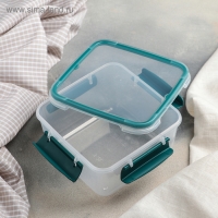 Контейнер пищевой герметичный Butterfly, 1,2 л, пластик, прозрачный, крышка МИКС