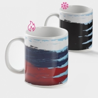 Кружка - хамелеон керамическая Доляна &laquo;Авиация&raquo;, 350 мл ㅤ