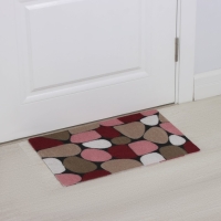 Коврик придверный влаговпитывающий Доляна, без окантовки, 37&times;58 см
