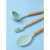 Набор кухонных принадлежностей Доляна &laquo;Лиам&raquo;, 7 предметов, 33&times;12,5&times;12,5 см, цвет бирюзовый