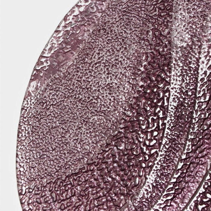 Тарелка - блюдо подстановочное &laquo;Драхна&raquo;, d=33 см, цвет бордовый