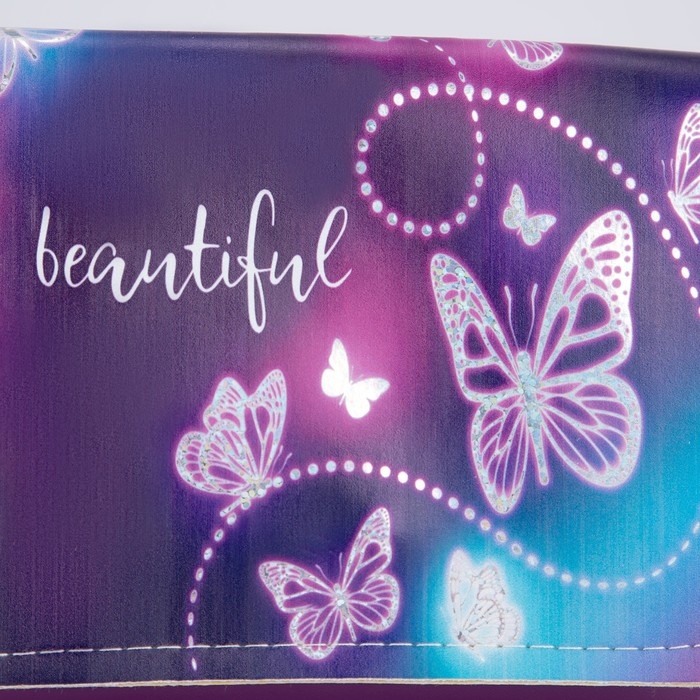 Сумка детская для девочки Beautiful на клапане, цвет фиолетовый