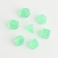 Набор кубиков для D&D (Dungeons and Dragons, ДнД), серия: D&D, "Время игры. Сияние",  7 шт