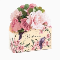 Переноска для цветов складная &laquo;Расцветай&raquo;, 17 &times; 13 &times; 7 см