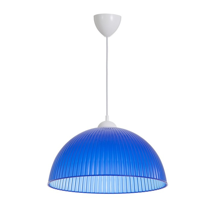 Люстра BayerLux Подвес BayerLuxная "Волна" E27 15Вт синий 40х40х18(+60)см
