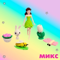 Игровой набор ластиков &laquo;Цветочная фея&raquo;, 5 шт., МИКС