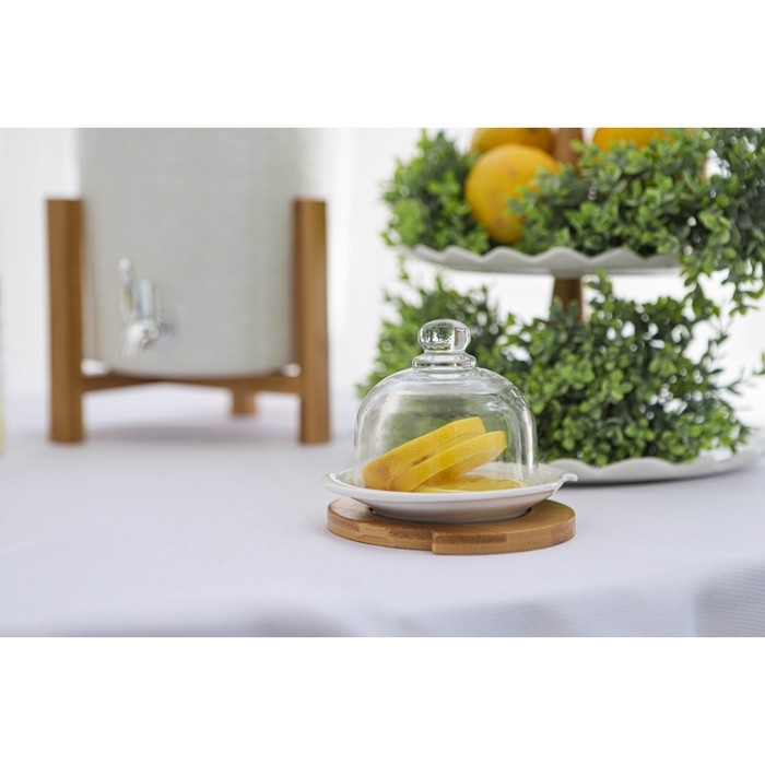 Лимонница фарфоровая BellaTenero, 12,5&times;9 см, цвет белый