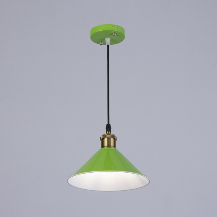 Светильник 1244/1GR E27 40Вт зеленый 22х22х8,5-108 см