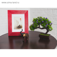 Сувенир полистоун "Слон африканский коричневый" золотые ушки 12х4,3х9,5 см