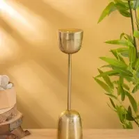 Подсвечник &laquo;Факел&raquo;, 31 см, алюминий, золото