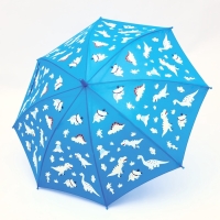 Зонт-трость детский п/авт R49/55 П/Э КОТИКИ ручка-крюк МИКС пакет