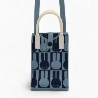 Сумка подр Зайцы, 12*4*17, отд на кнопке, дл ремень, синий