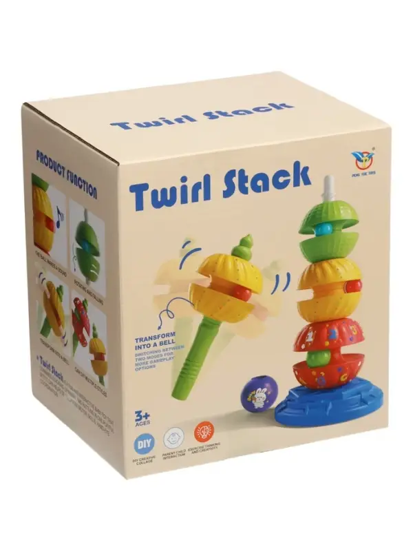 Развивающая пирамидка "Закрути шарик" 37см