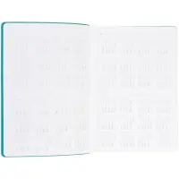 Ежедневник Flexpen Shall, недатированный, бирюзовый