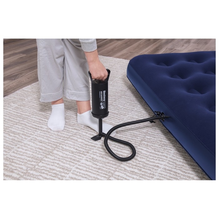 Матрас надувной Pavillo, 203 х 152 х 22 см, ручной насос, 2 подушки, 67374 Bestway