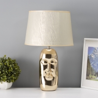 Настольная лампа с абажуром RISALUX &laquo;Рикардо&raquo;, Е27, 40 Вт, фигурное основание, 30&times;30&times;48 см