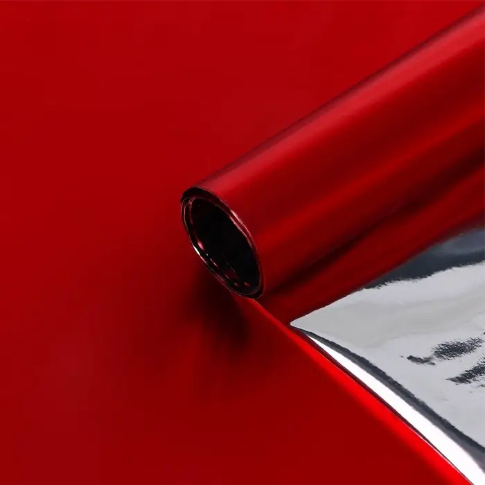 Плёнка упаковочная матовая, 70&times;100 см, красный