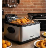 Фритюрница электрическая со съемной чашей КТ-6539 - 2000 Вт