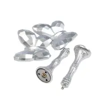 Крючок для штор CAPPIO KS037, цвет серебро, 2 шт