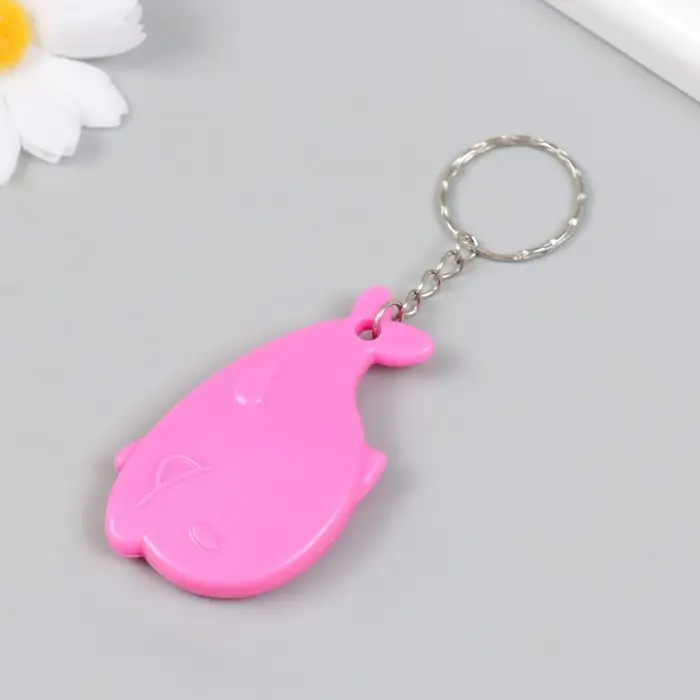 Брелок пластик канцелярский нож "Китёнок" МИКС 3,5х6,5 см