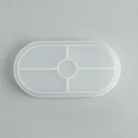 Подставка из гипса. Набор для создания поддона с красками &laquo;Овал&raquo;