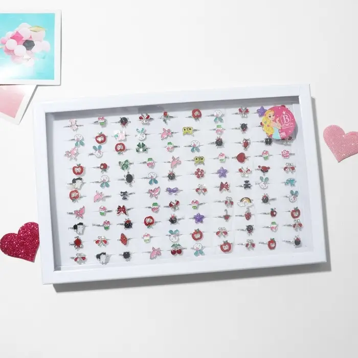 Кольцо детское Выбражулька &laquo;Животный мир&raquo;, форма МИКС, цвет МИКС, безразмерное