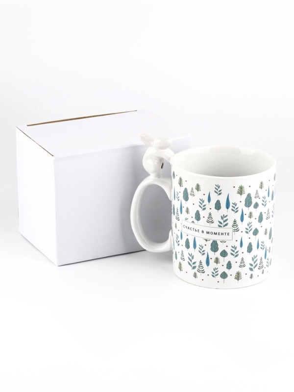 Кружка керамическая Дорого внимание &laquo;Счастье в моменте&raquo;, 400 мл