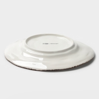 Тарелка  Magistro "Alpine Frost" 23см 23,7х23,1х3,5 цвет белый