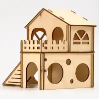 Домик для грызунов, 16 х 15,2 х 18 см