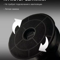 Комплект фильтров HCF 00 черный, в комплекте 2шт