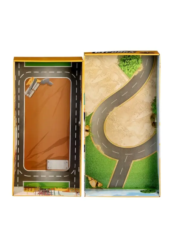 АВТОГРАД Игровой набор "Стройка", стройтехника и кинетический песок