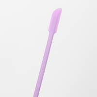 Спатула д/косметических средств 2сторонняя 10,5см силикон МИКС пакет QF