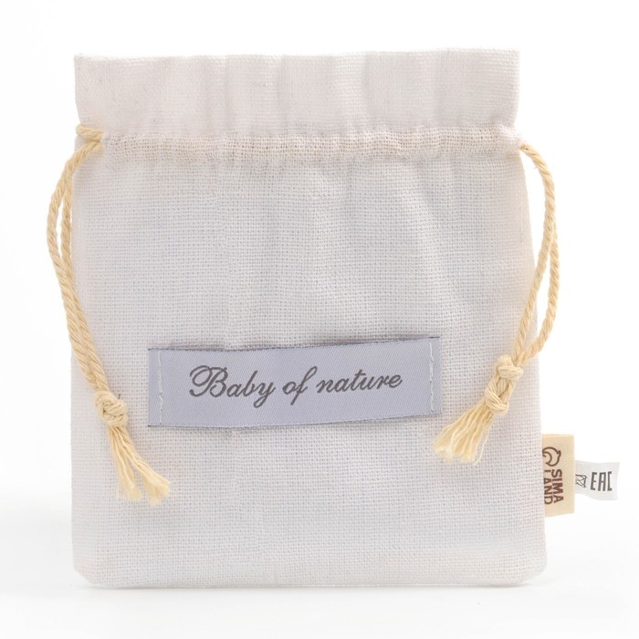 Прорезыватель для зубов &laquo;Bird&raquo; с эластичными и деревянными элементами