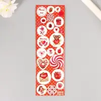 Наклейка для декора &laquo;Арт Узор. Любовь&raquo;, на листе, пластик, 6.5&times;19 см