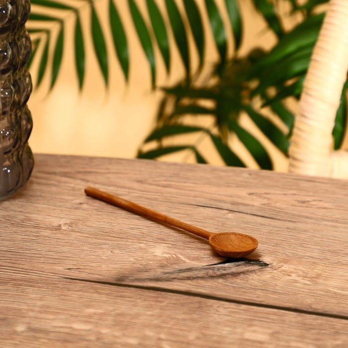 Ложка 15х3 см, тиковое дерево