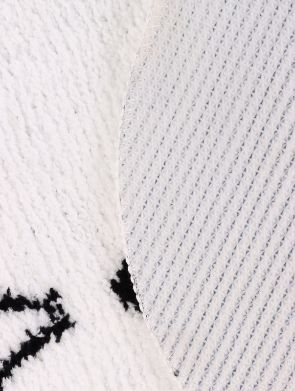 Коврик Доляна White Cat, 50.5&times;61 см, ворс 1.5 см, микрофибра, белый