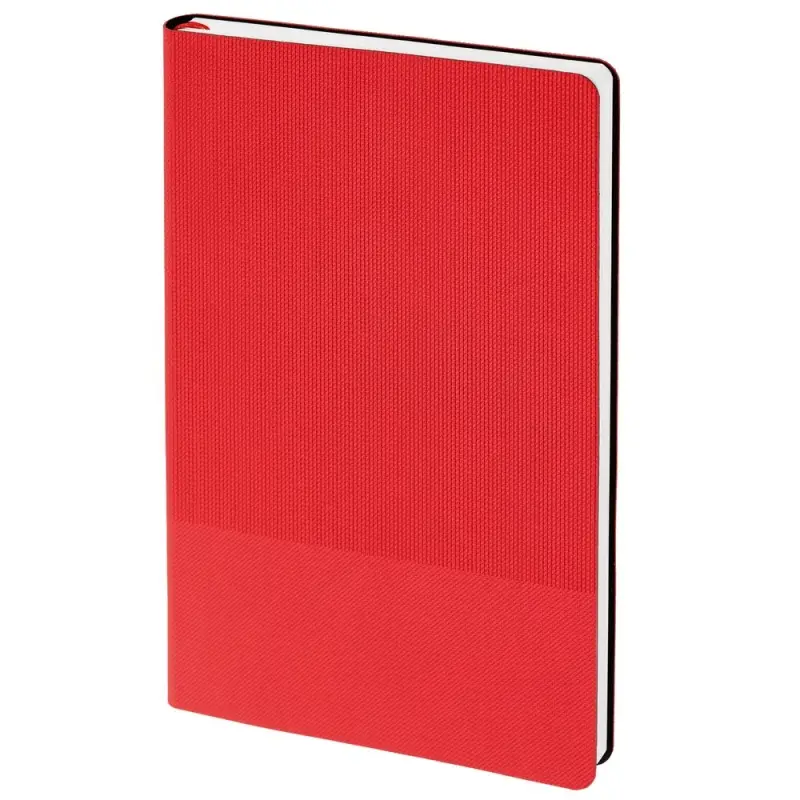 Ежедневник Knit, недатированный, красный