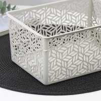 Корзинка для хранения без крышки Linden, 3,2 л, 23&times;16&times;11 см, светло-серый