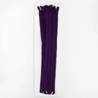 Молния &laquo;Спираль&raquo;, №5, разъёмная, замок автомат, 50 см, тёмно-фиолетовая