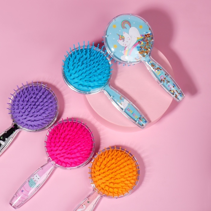 Расчёска-шейкер, 8,5 &times; 17,7 см, рисунок МИКС