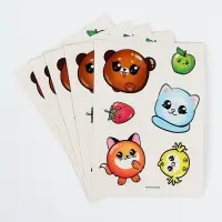 Наклейки &laquo;Зверята&raquo;, 8&times;11 см