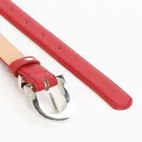 Ремень жен 04-01-02-01, Март2507, 2,3*0,3*110 см, без винта, пряж металл, 1 прокол,