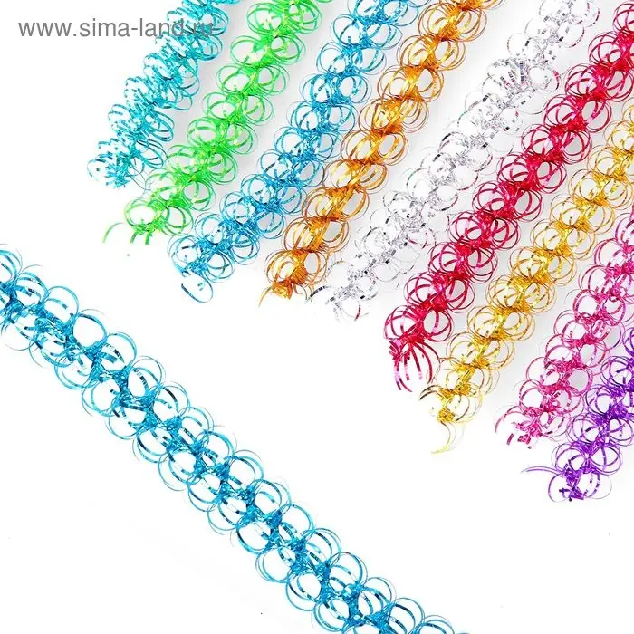 Мишура новогодняя &laquo;Бусинка&raquo; d-1,5 см, L-200 см, МИКС